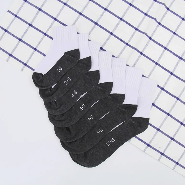 6 размеров белые носки теплые хлопковые высокие зимние удобные для мальчиков и