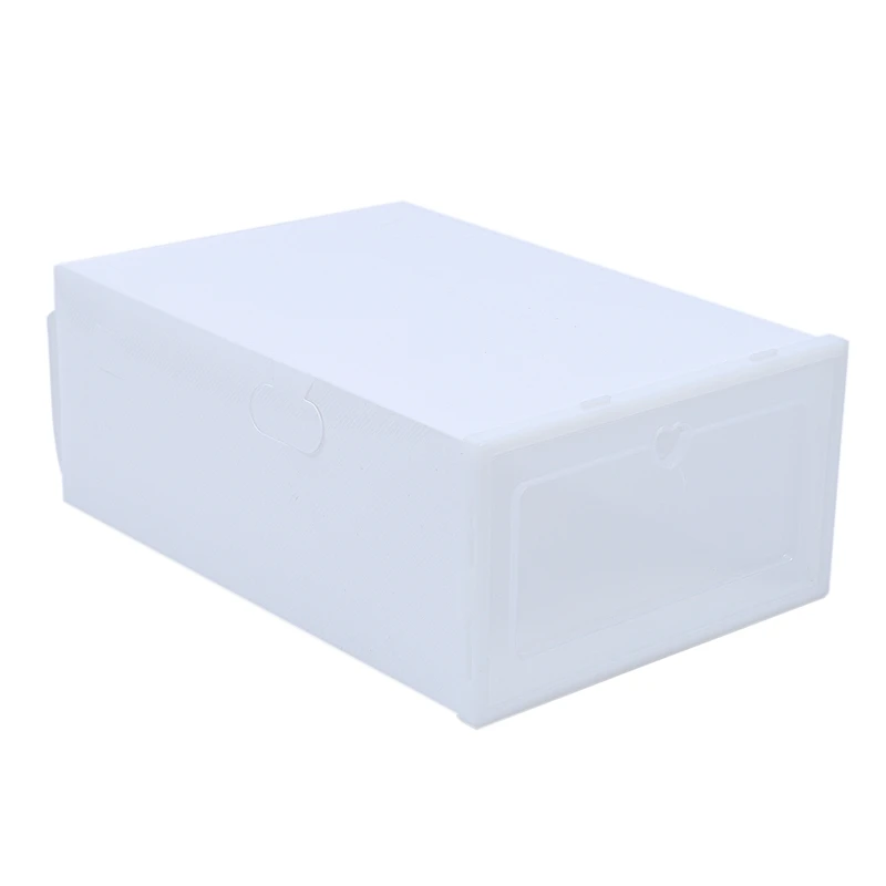 6 шт. прочные пластиковые обувные коробки флип бокс для обуви утолщенный