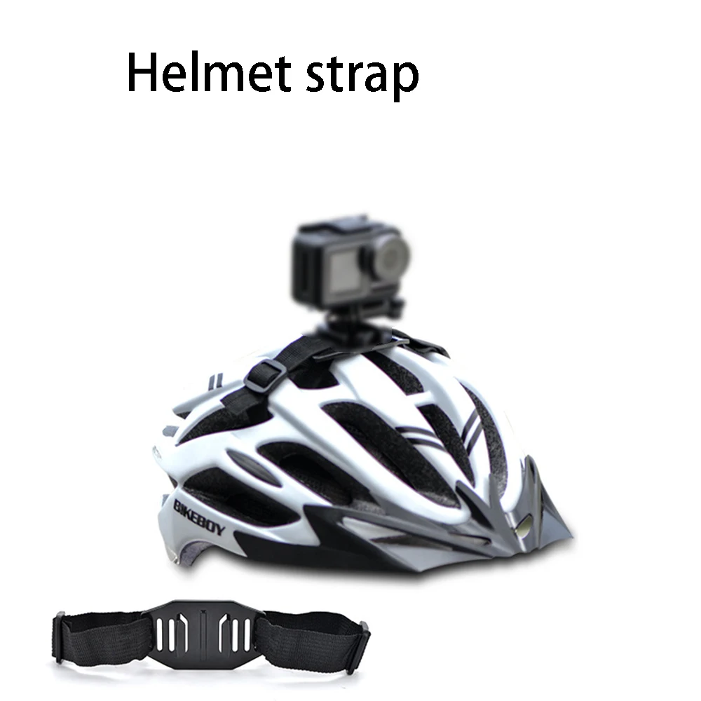 Gopro 10 Helmet holder Fixing Strap for 9 8 7 Sports Camera Headband Accessories | Электроника