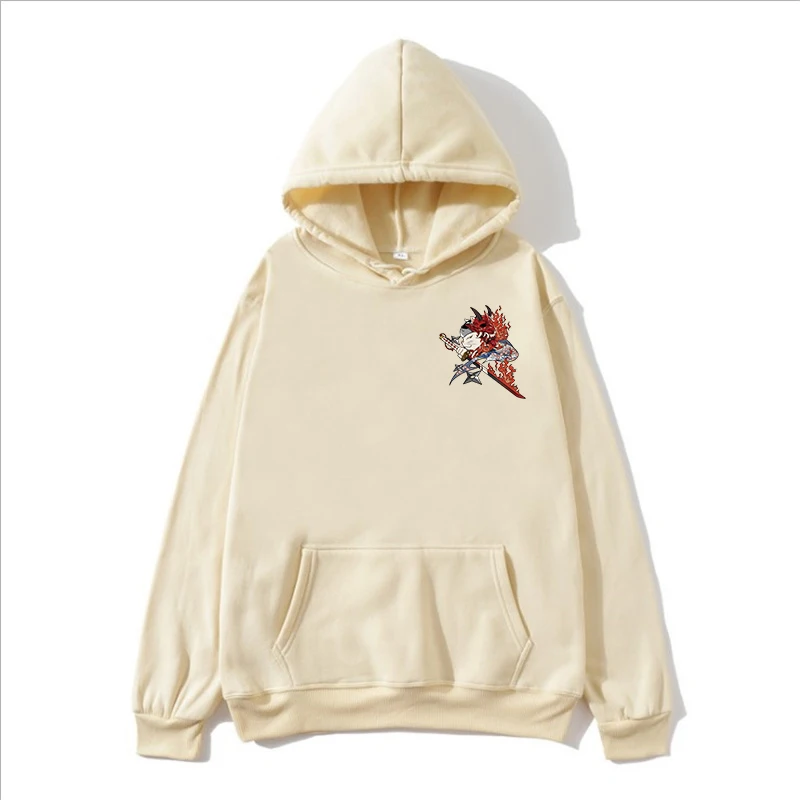 

New printed velvet Sweatshirt men's Harajuku wool Hoodie 2021 spring and autumn men's Hoodie