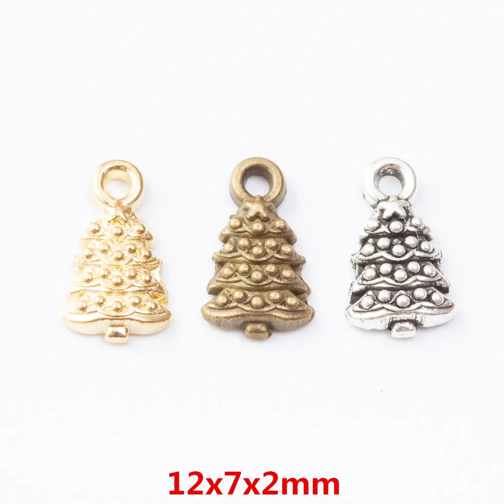 

140 штук Ретро металлический цинковый сплав дерево кулон для DIY Ювелирные ожерелья ручной работы изготовление 7030