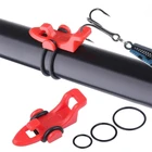 1 набор рыболовный крючок Хранитель приманки держатель с 3 резиновых колечек для удочки рыболовные Шестерни Портативный аксессуары фиксированной приманки