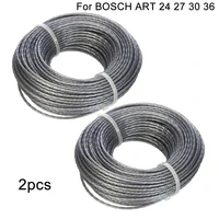 2pcs 24m1 6 mm grass trimmer line wire rope cord brushcutter spool thread for bosch art 24 27 30 36 f016800462 lawn mower parts