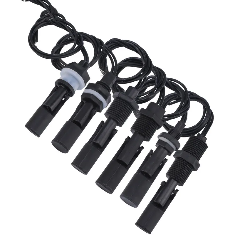 

PP anticorrosive black plastic duck-billed side-mounted float ball switch oil level sensor package