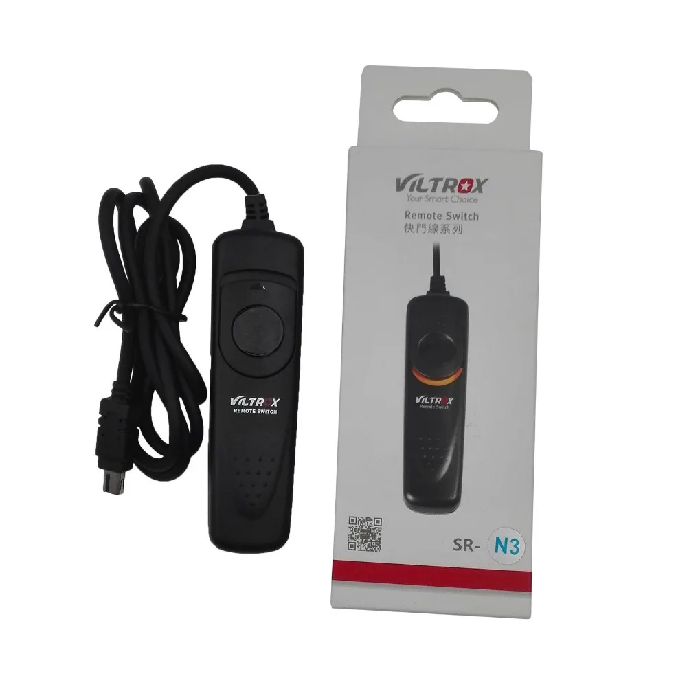 

Viltrox SR-N3 1M Camera Remote Control Shutter Release Cable for Nikon D3100 D3200 D5100 D5200 D5300 D5600 D7200 D7100 D7000 D90