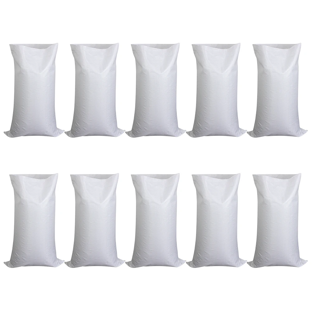 

10pcs Flood Water Control Sand Bag Plastic Fabric Sandbag for Home Seanding Heavy Goods Disaster-relief Supplies