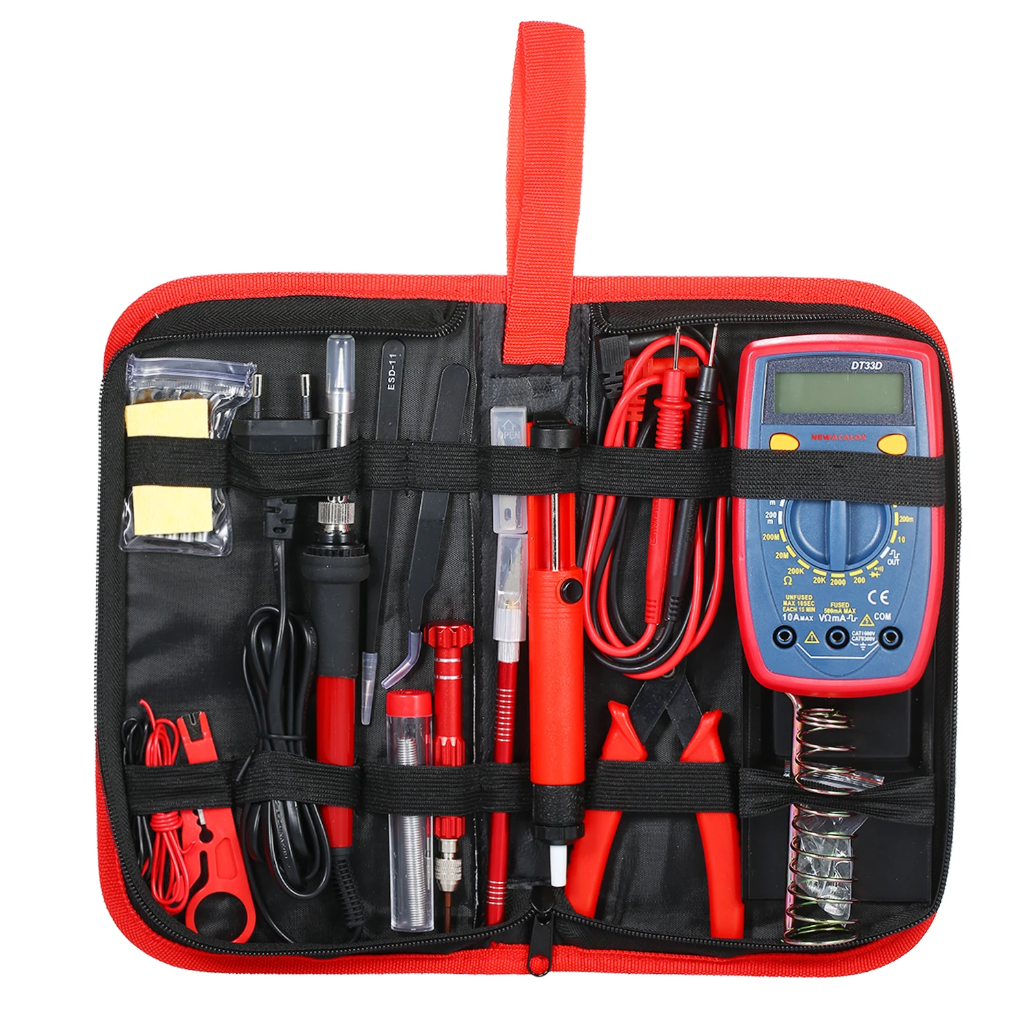 Комплект паяльника 60 Вт 220 В регулируемый Электрический паяльник наборы с ЖК