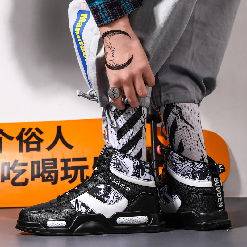 ВВС №1 в стиле граффити осенняя верхняя одежда обувь с мягким верхом Для мужчин