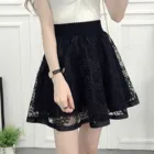 Женские юбки, кринолиновая подъюбник, вечерняя юбка для вечеринки, винтажная бальная юбка с эластичным поясом и 2 петлями, плиссированная юбка-качели с оборками