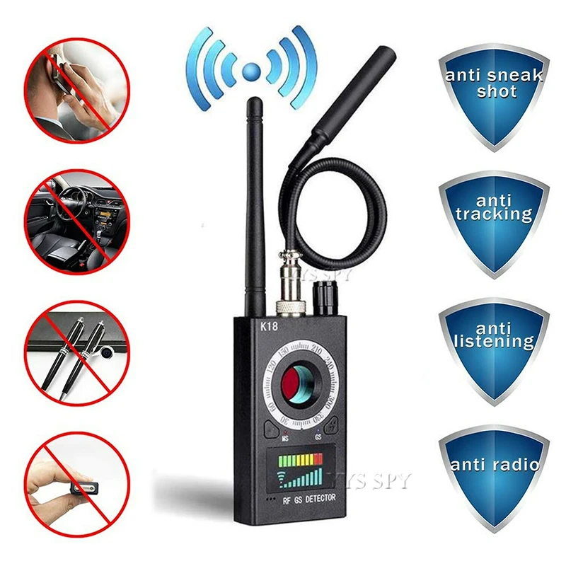Антишпионский скрытый детектор камеры GPS RF беспроводной сигнал GSM аудио