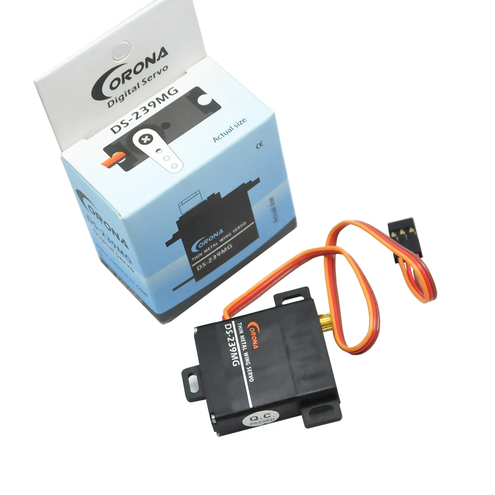 Corona DS239MG металлическая Шестерня цифровой тонкий крыло мини сервопривод 22 г/4 6 кг/0