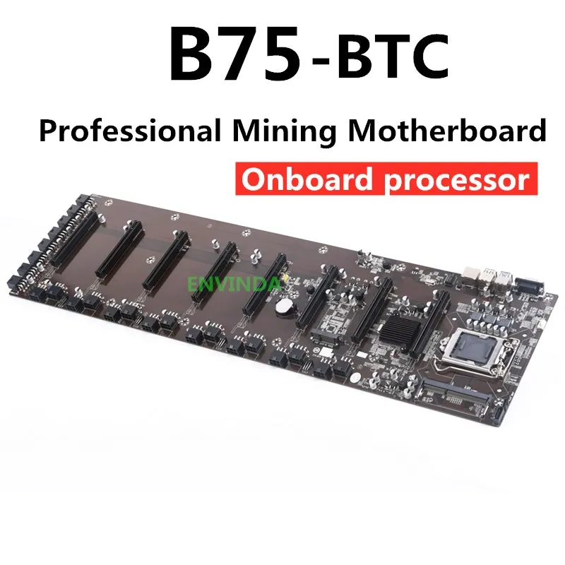

Bitcoin mining motherboard btc, desktop motherboard b75 lga 1155 ddr3 16g sata3 usb3.0 btc,B75 Insert the 8-card mainboard