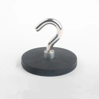 1pc d66 d88 rubber wrap hook magnet encapsulated hanging ring strong magnetic magnet not hurt the car paint fixed tent