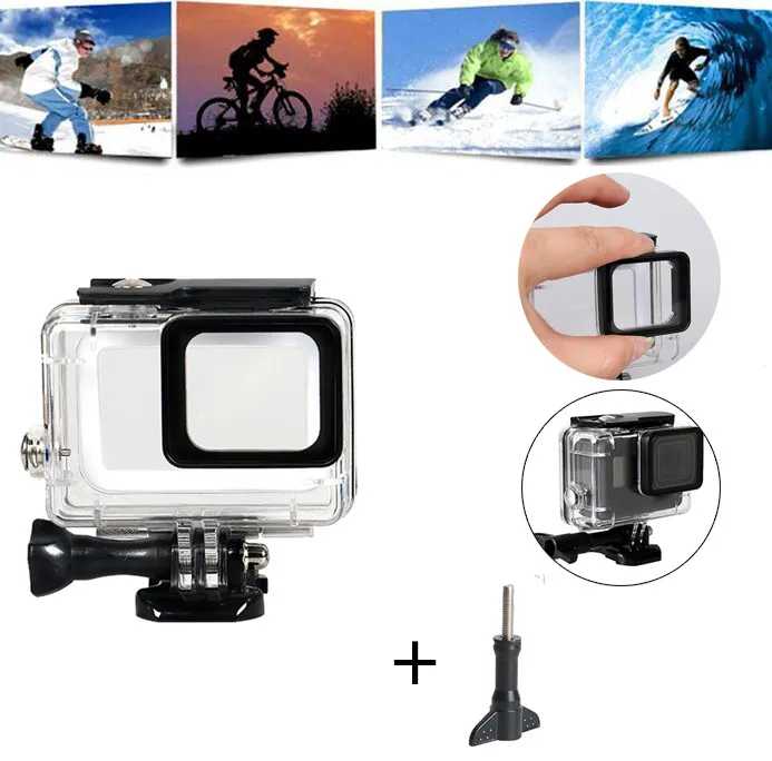 Для экшн-Камеры GoPro Hero (2018)/6/5 Водонепроницаемый чехол для дайвинга Защитная