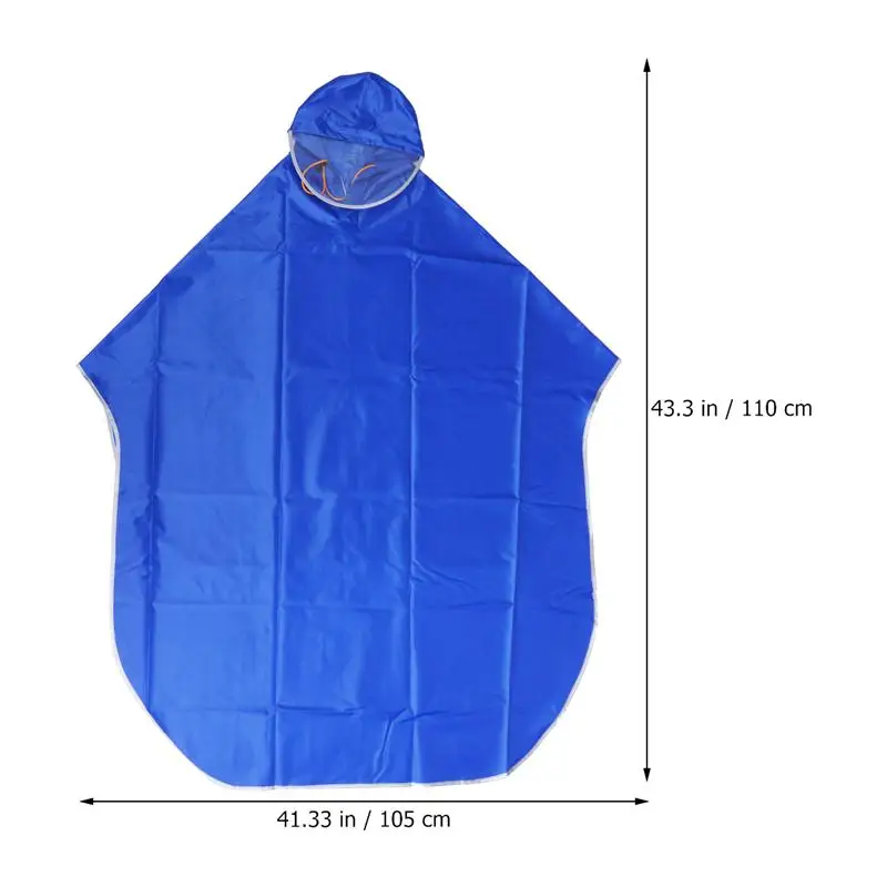 Дождевик-пончо с капюшоном для велосипеда плащ-накидка скутера велосипедным