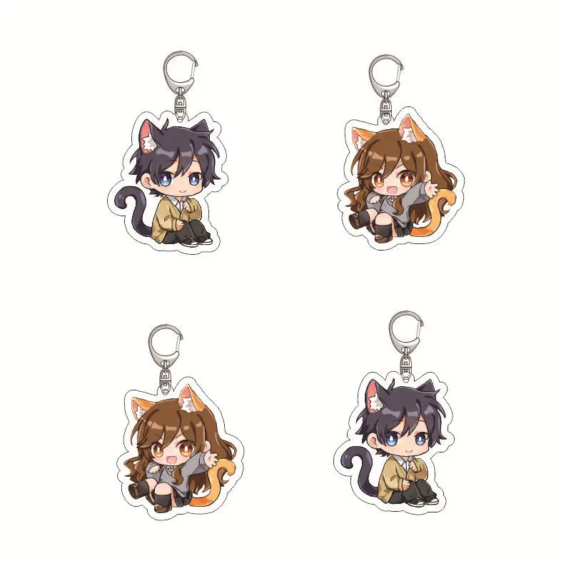 

Keychain Woman Hori San To Miyamura Kun Key Chain Men Horimiya Pendant Key Ring Unisex Elegant Key Holder Anime Jewelry Llaveros