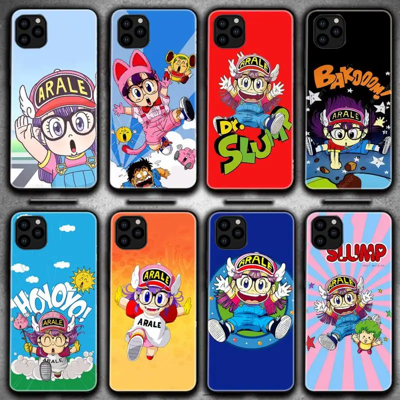 

Anime Dr Slump Arale Phone Case For Iphone 6 6s 7 8 Plus XR X XS XSmax 11 12 Pro Mini Max