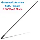 Тактическая антенна Gooseneck CS SMA-Female VHFUHF, двухдиапазонная антенна для Baofeng