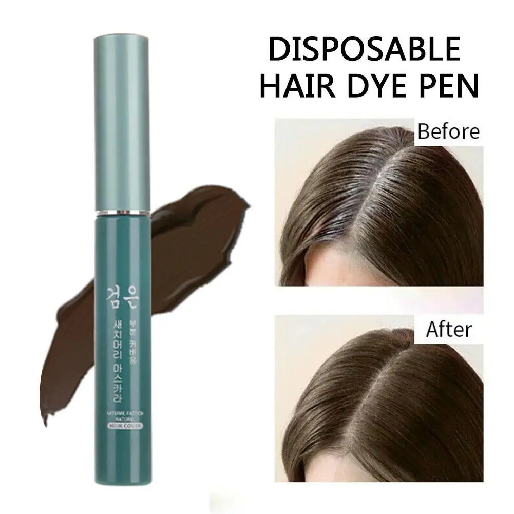 

Temporary Hair Dye 2 in1 applicator hair color brush Wax comb and DIY Cover Hair Up Color Hair X3Q7