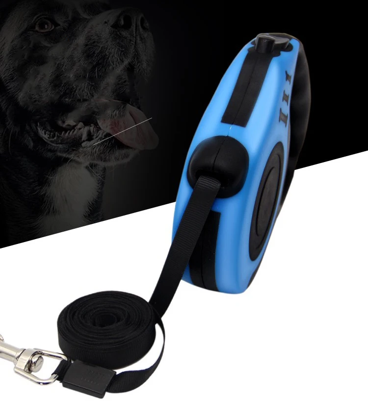 ПЭТ выдвижной поводок собаки Автоматическая Гибкая собак щенков котов котенок