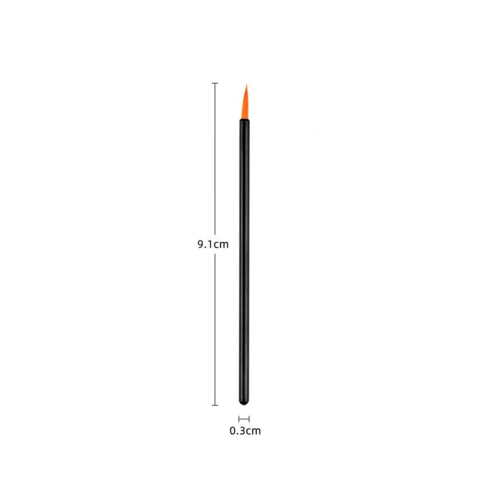 

70% Hot Sale 50Pcs/Set Eyeliner Brush Disposable Nail Art Painting PP Professional Make Up Brush Liner for Beauty