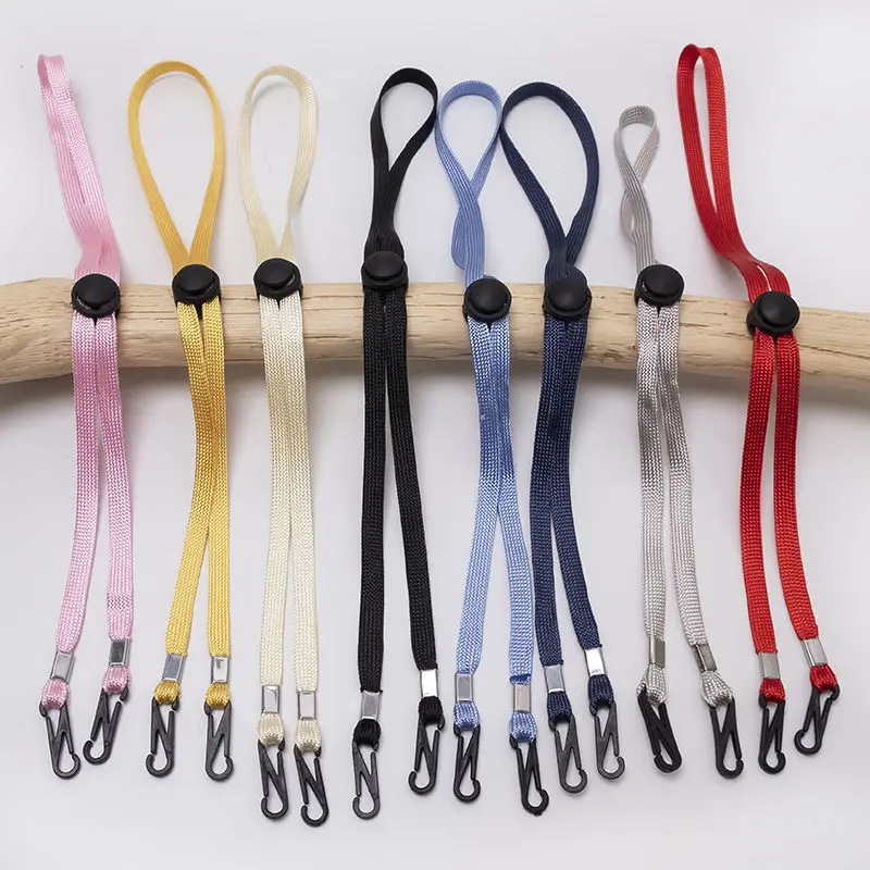 7 Colors Face Mask Adjustable Lanyard Anti-lost Hanging Rope Two Hooks Traceless Ear Extension Holder |