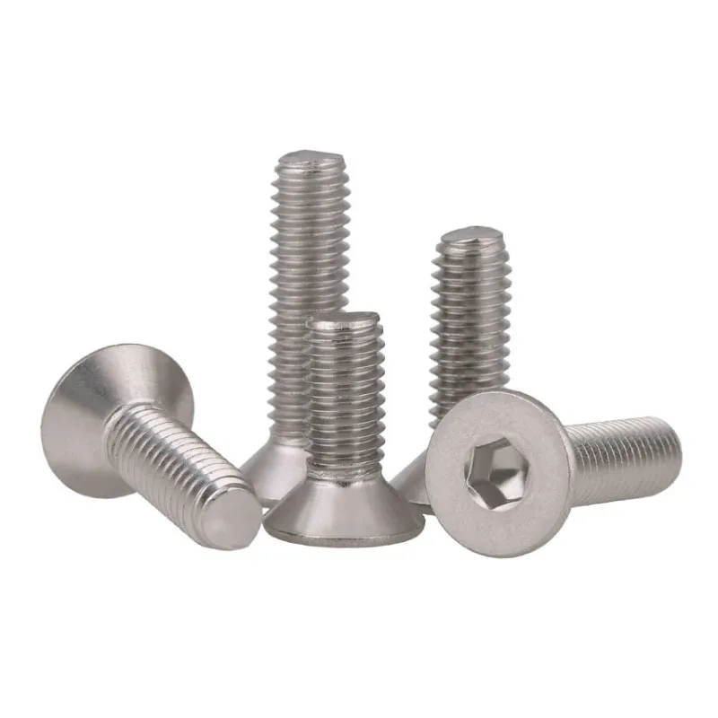 

Countersunk Head Hexagon Socket Bolt 304 Stainless Steel Inch American Countersunk 10Pcs
