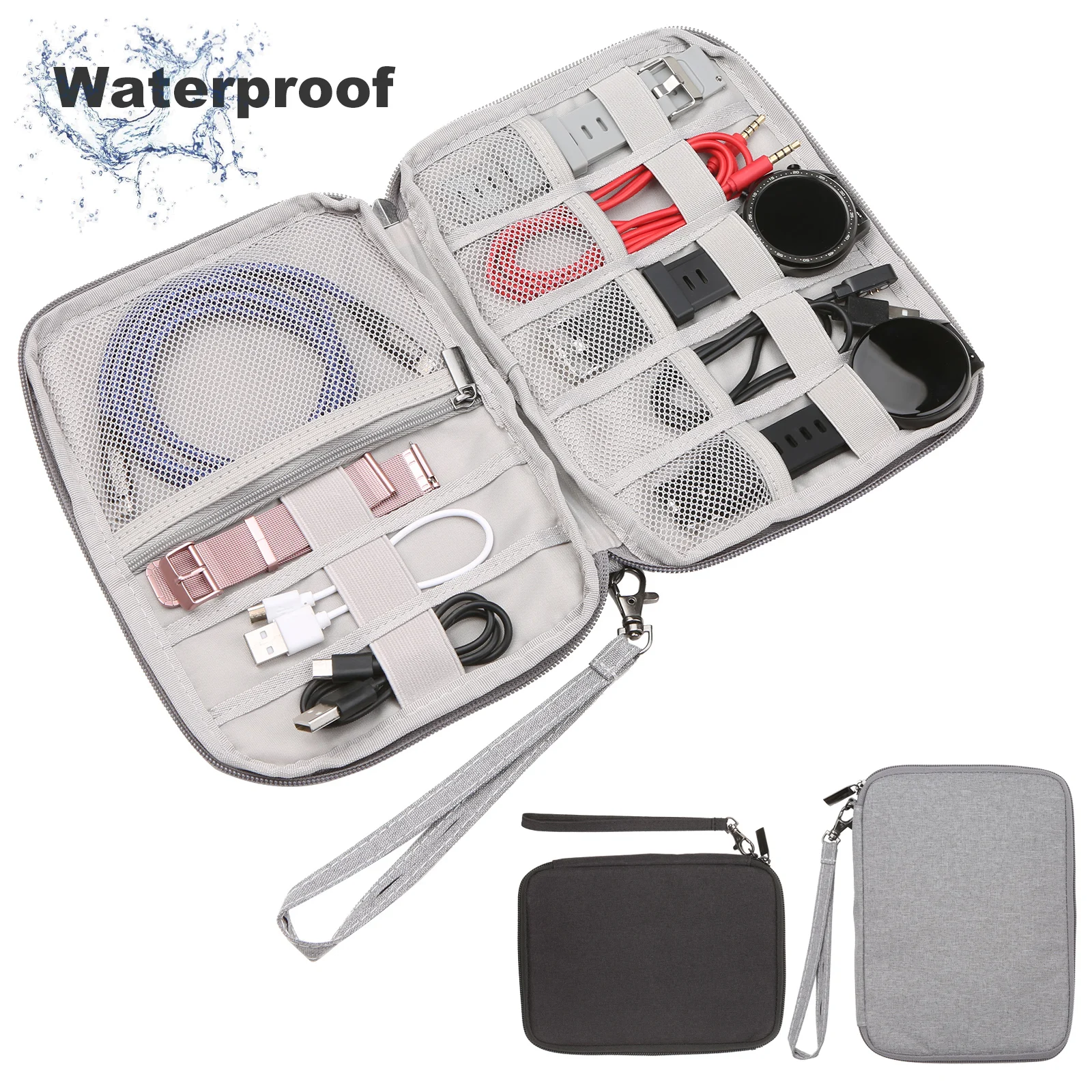 Цифровая сумка для хранения USB органайзер кабеля данных путешествия электроники