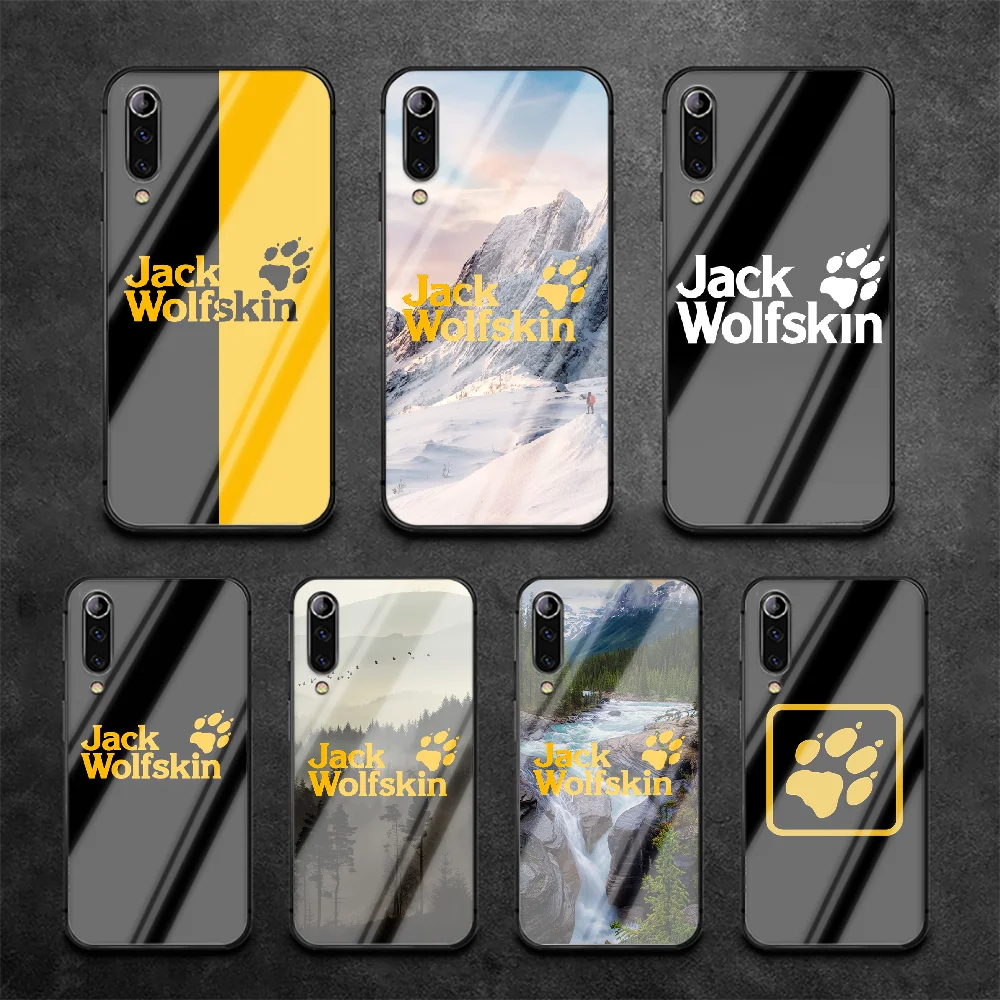 

Jack Sports Brand Wolf Phone Tempered Glass Case Cover For Xiaomi Mi A3 Max3 Note 9 10 I T Pro Lite Ultra Painting Luxury Etui