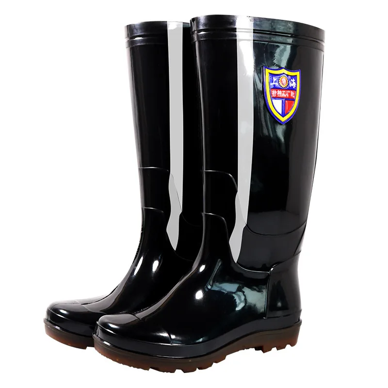 Демисезонные резиновые сапоги в китайском стиле для мужчин и женщин высокие