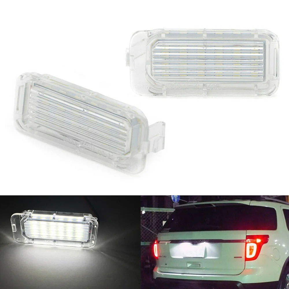 Светодиодный светильник для номерного знака автомобиля 18 SMD 2 шт. 6000K ксенон белый