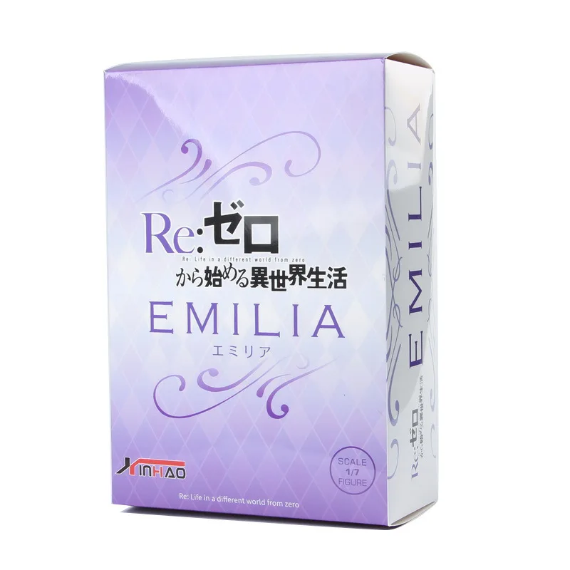 

Life In A Different World Anime Figures Emilia Figurine Sleep Posture Figure PVC Finished Goods Model Toys Doll Gifts for Kids