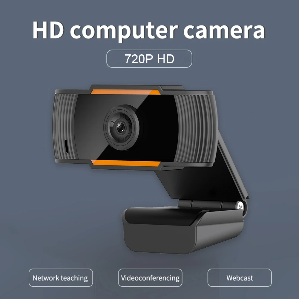 

Веб-камера HD 720P со встроенным микрофоном, USB