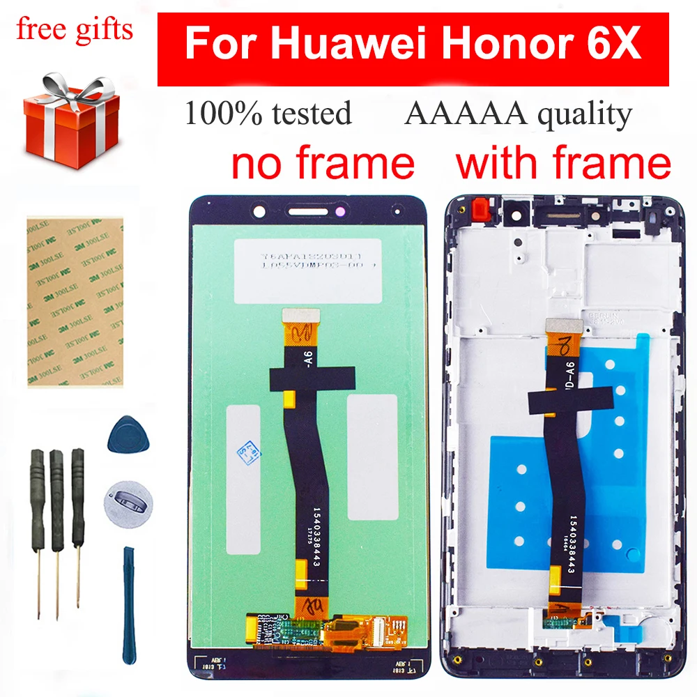 Для Huawei Honor 6X BLN L24 AL10 L21 ЖК дисплей модуль + сенсорный экран дигитайзер сенсор