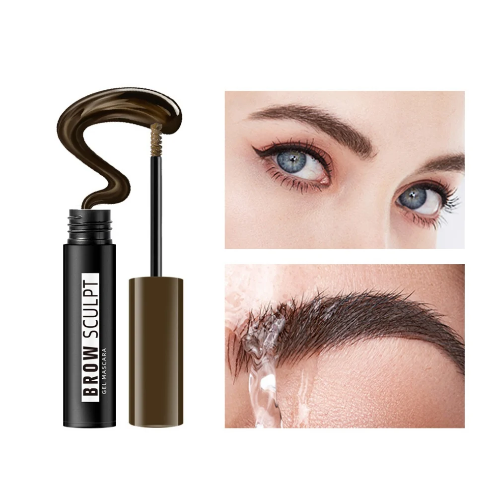 

4 Color Waterproof Eyebrow Hair Dye Natural Gel Eyebrow Mascara Cream Eye Brow Shadow Makeup Comstics