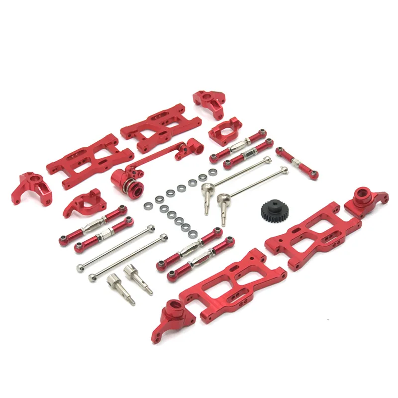 

Metal Swing Arm Steering Cup Upgrade Parts Kit for WLtoys 144001 1/14 124018 124019 1/12 RC Car Accessories