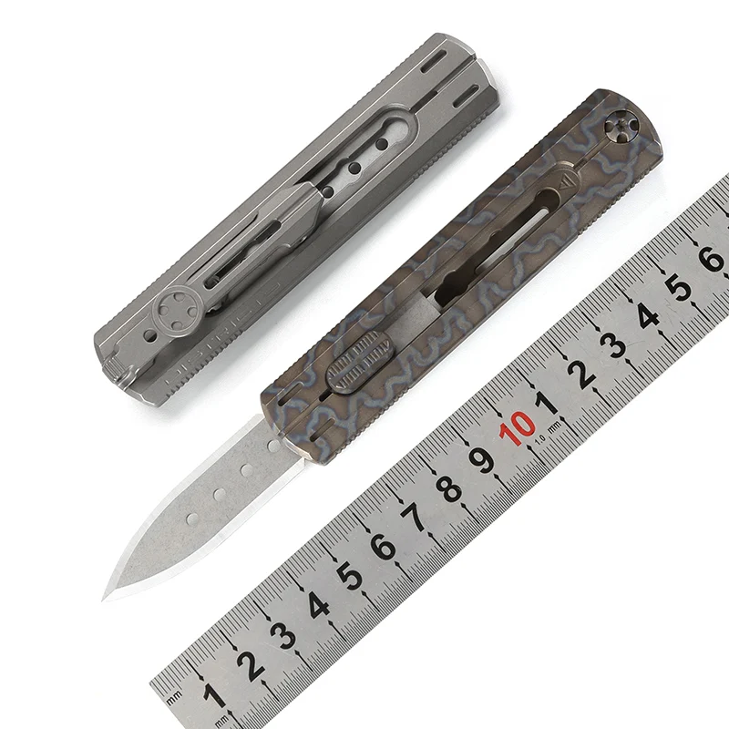 Оригинальный резак для бумаги District 9 нож резки титановая ручка лезвие из