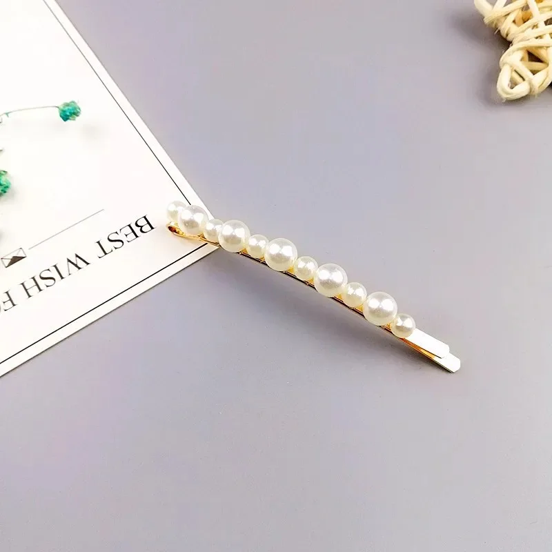 Девушка жемчуг заколка для волос Blingbling заколка шпилька для волос из сплава металлов Стразы головные уборы роскошные женские модные аксессуары для волос вечерние головные уборы - Цвет: 11