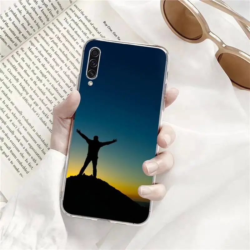 

Prayer free sunset Phone Case Transparent for Samsung s9 s10 s20 Huawei honor P20 P30 P40 xiaomi note mi 8 9 pro lite plus