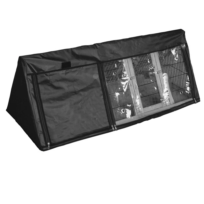 

Triple-cornered Rabbit Cage Dust Oxford Cloth Rabbit Hutch Covers Waterproof Durable Rabbit Accessories Winter Warm