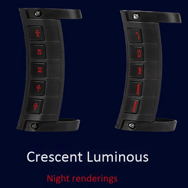 10 KEY Luminous Wireless Steering Multi-Function Stereo DVD GPS Navigation Car Wheel Remote Control Buttons | Электроника