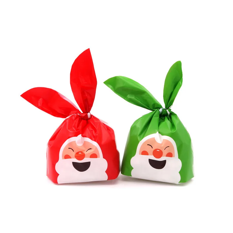 

Пластиковая лента с принтом Санта-Клауса, 50 шт., 13 х22 см