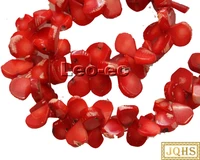 18mm melon seeds pink coral loose strand beads for jewelry making diy 17 v1820