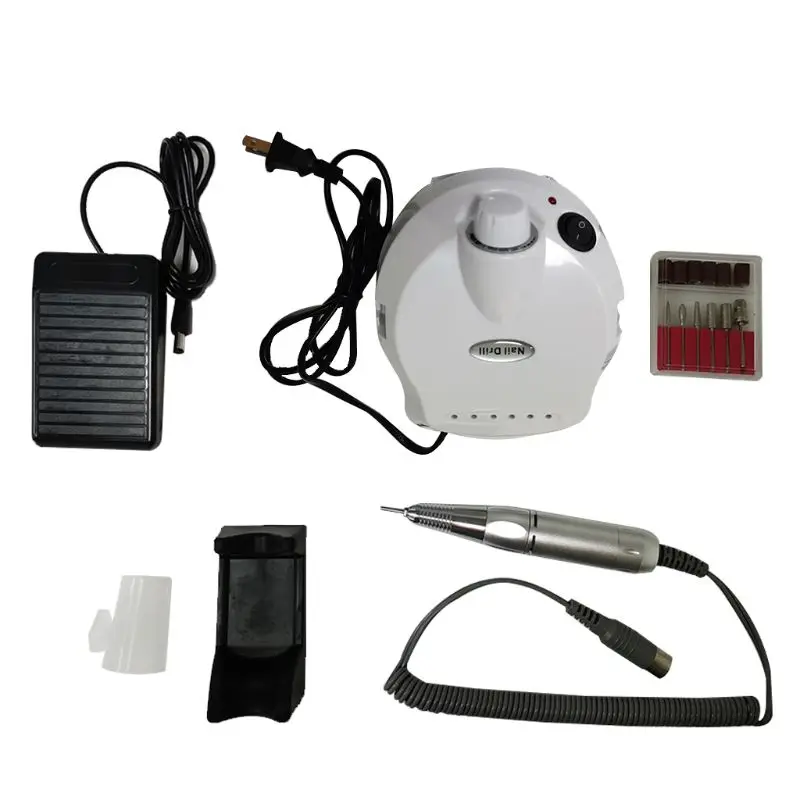 

30000RPM Professional Machine Apparatus for Manicure Pedicure Kit Electric File with Cutter Nail Drill Art Polisher Tool Bit