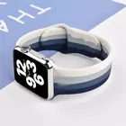 Ремешок силиконовый для Apple Watch 44 мм 40 мм 38 мм 42 мм, спортивный резиновый браслет для наручных часов, аксессуары для Iwatch Series 3 4 5 6 se