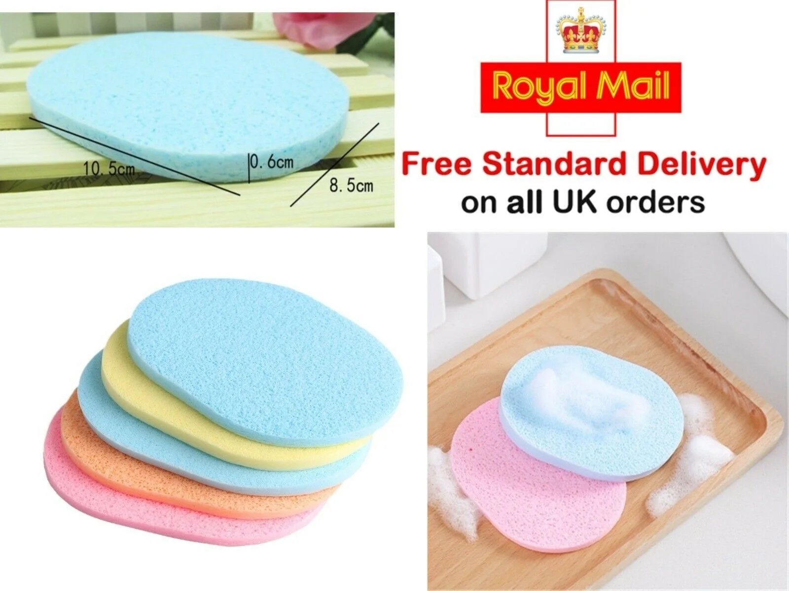 

Face Wash Sponge Facial Cleansing Soft Wash Pad Make Up Powder Puff makeup brush