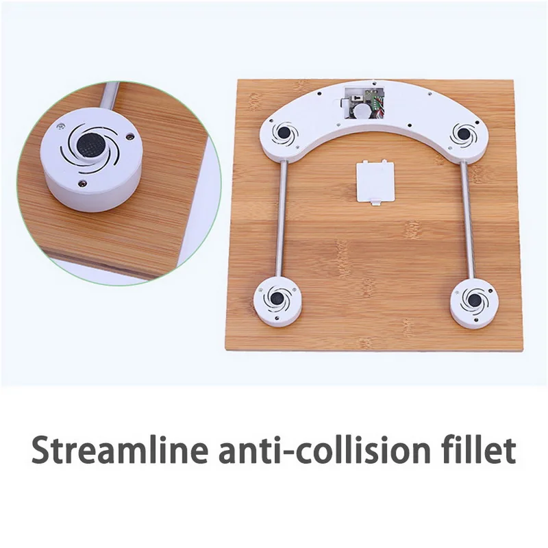  Body Weight Scale Electronic Wood Anti-skid Display Household Weighing Balance Health Care#2 | Дом и сад