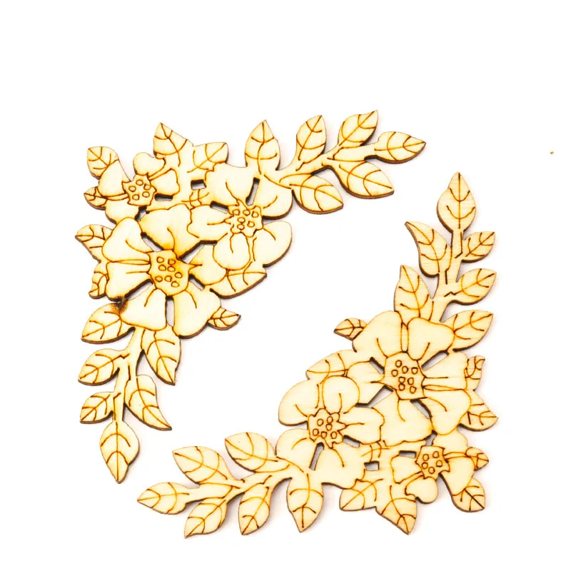 Смешанный кружевной деревянный узор коллекция скрапбукинга ремесла для