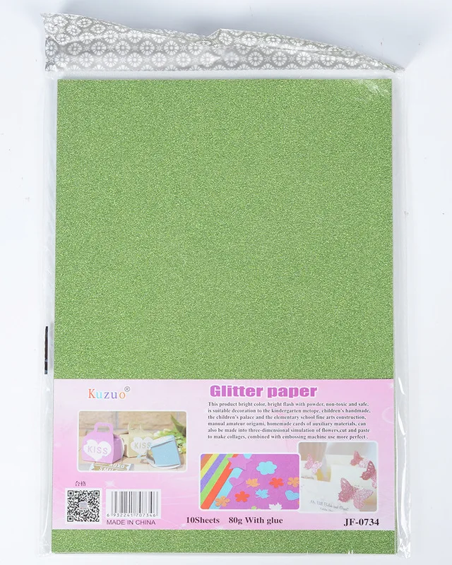 green 10 шт. 30x20 см блестящие бумажные листы ручной работы DIY Материал А4 бумажные картонные поделки флеш-золотая бумага для ручного творчества украшения - Цвет: green