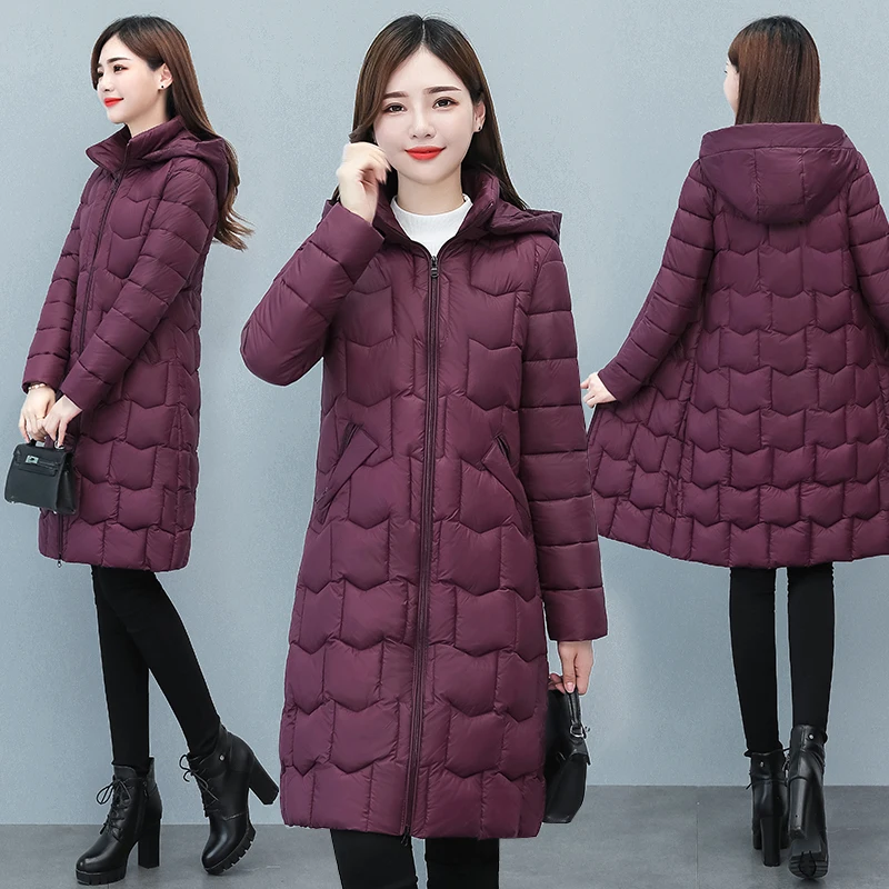 

Парки женские модные 2021 корейский стиль осень-весна пуховик Роскошная зимняя длинная кавайная куртка оверсайз пуховое пальто